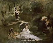 Edouard Manet Sous le Arbes Spain oil painting artist